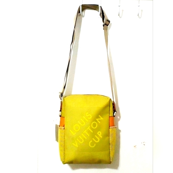 RARE UNISEX LOUIS VUITTON LV CUP DAMIER GEANT WEATHERLY CROSSBODY BAG SET💚 - Picture 14 of 17